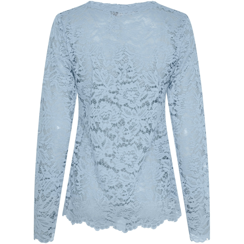 Marta du Chateau Kanten Top Milley Blauw - OAK Fashion Noordwolde