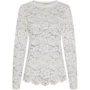 Marta du Chateau Kanten Top Milley Wit - OAK Fashion Noordwolde
