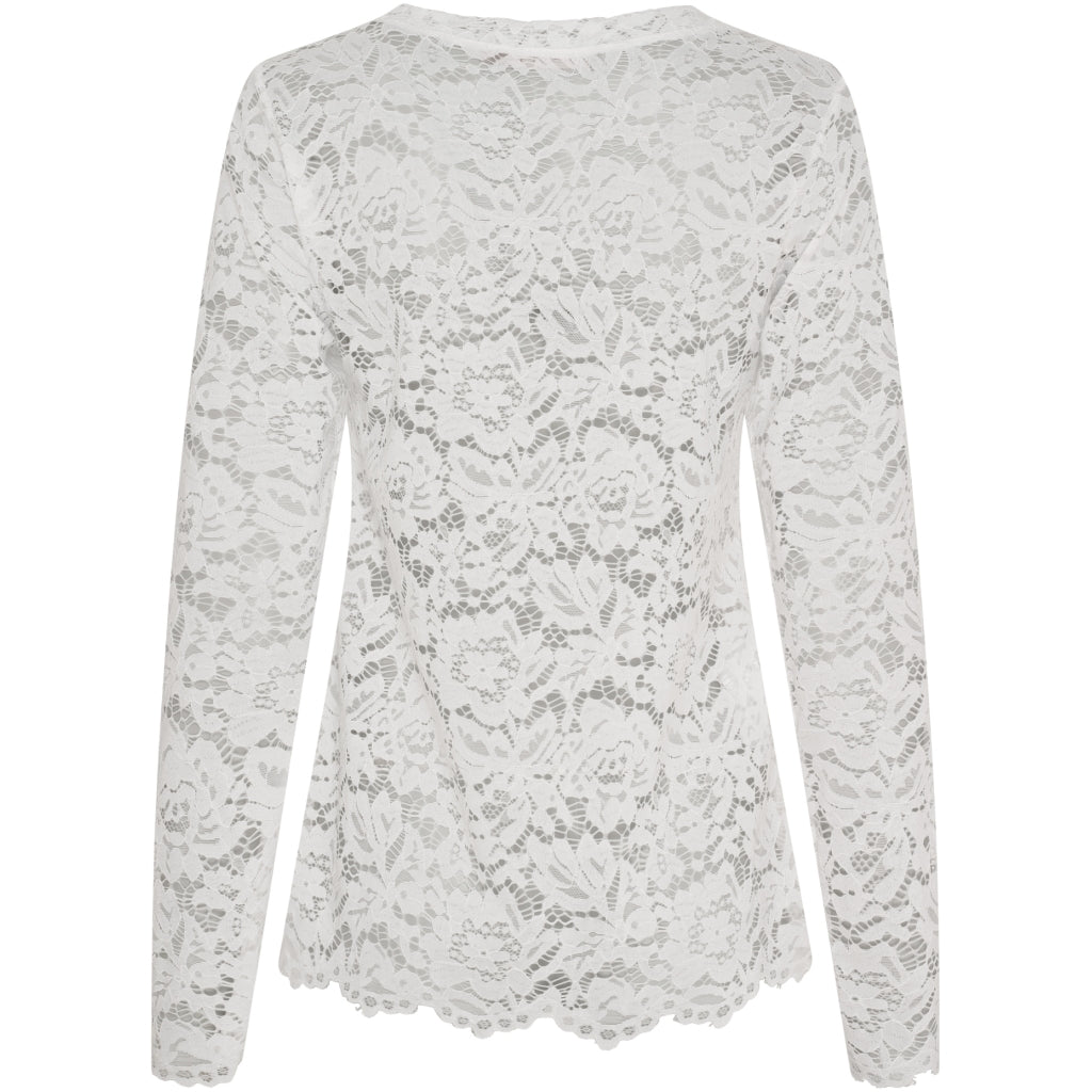 Marta du Chateau Kanten Top Milley Wit - OAK Fashion Noordwolde