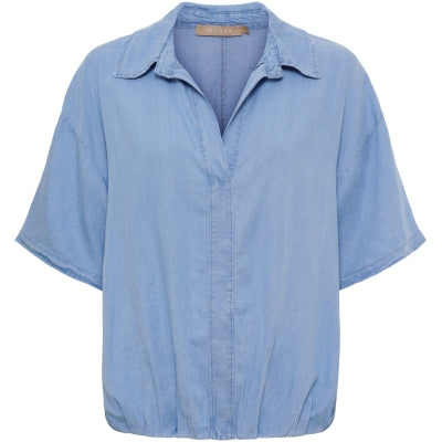 Marta du Chateau Top Makayla Denim - OAK Fashion Noordwolde