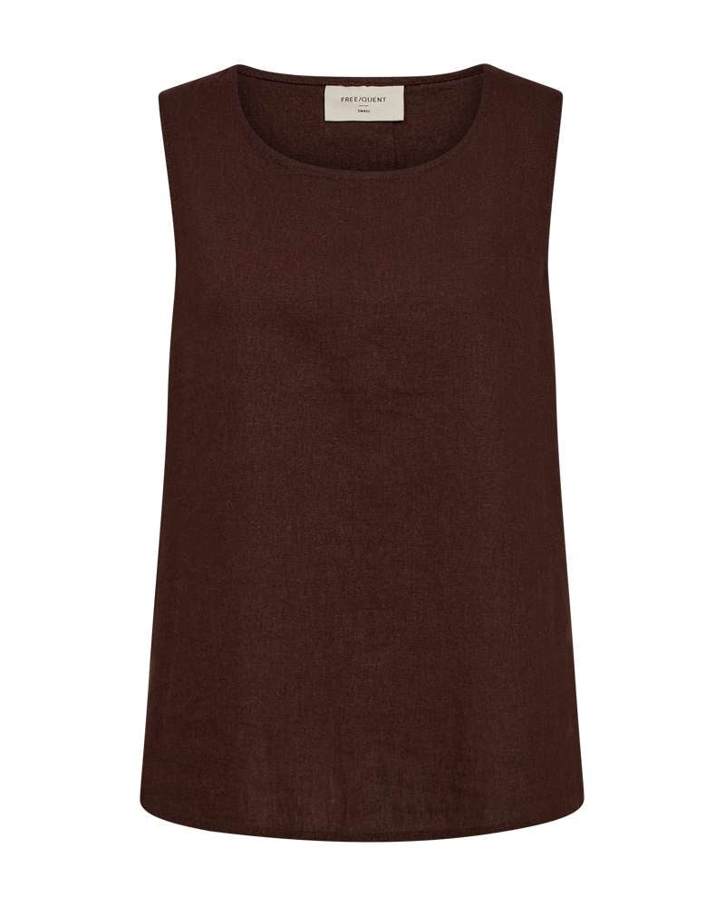 Freequent Top Lava Bruin - OAK Fashion Noordwolde