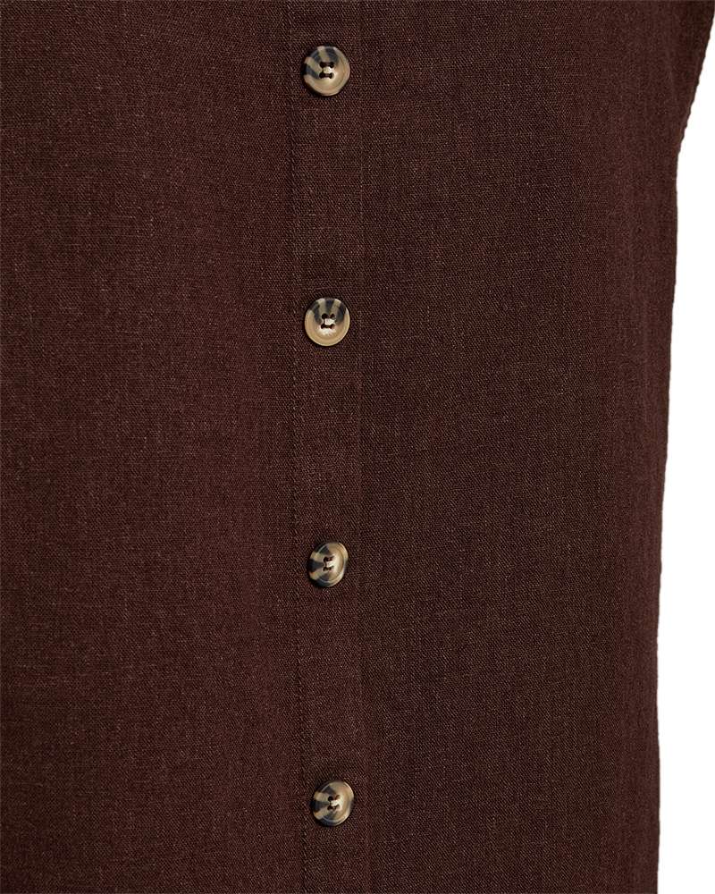 Freequent Top Lava Bruin - OAK Fashion Noordwolde