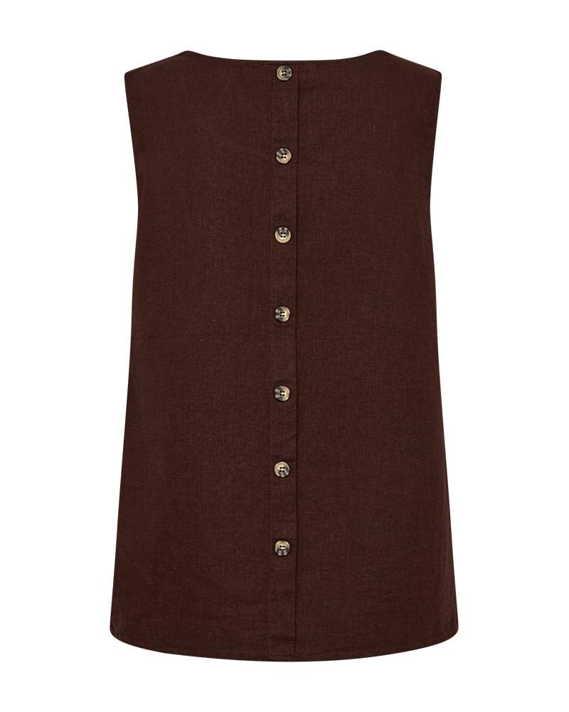 Freequent Top Lava Bruin - OAK Fashion Noordwolde