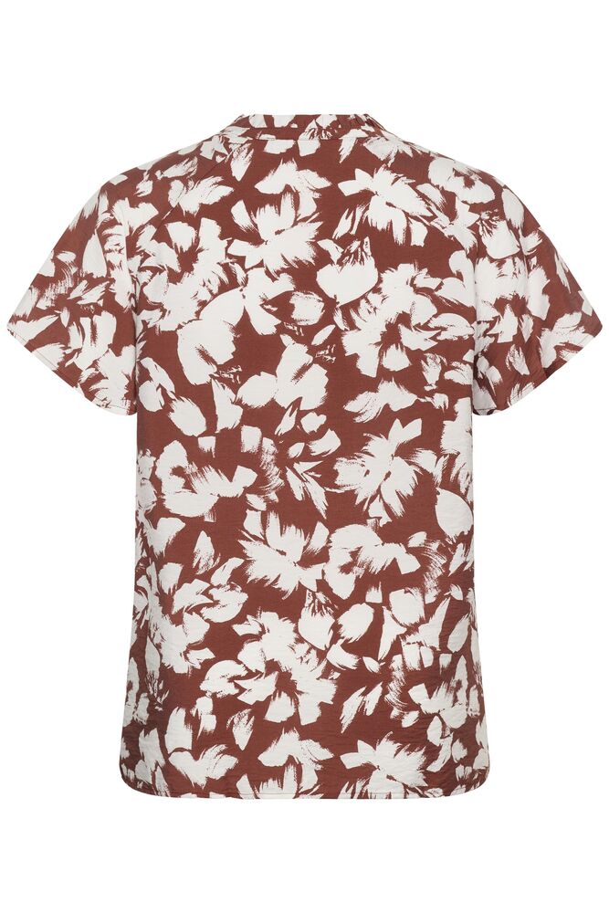 Kaffe Curve Blouse Evia Henna Chalk Flower - OAK Fashion Noordwolde
