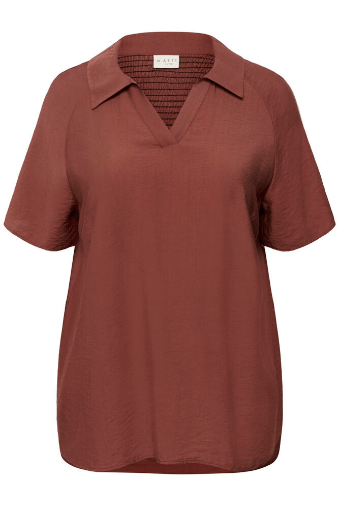 Kaffe Curve Blouse Emilia Henna - OAK Fashion Noordwolde
