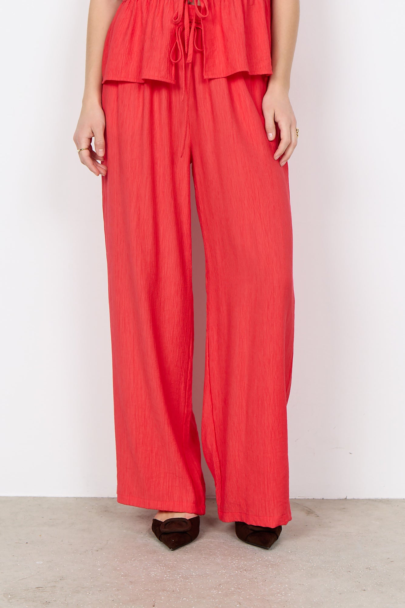 Soya Concept Pantalon Fabrina Rood - OAK Fashion Noordwolde