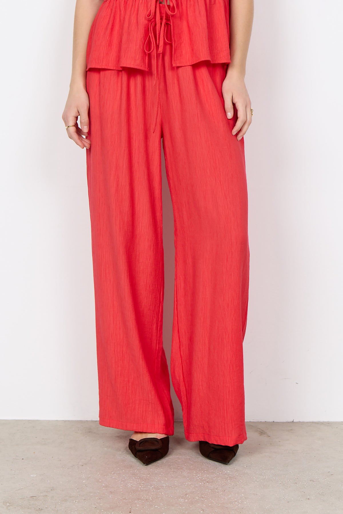 Soya Concept Pantalon Fabrina Rood - OAK Fashion Noordwolde