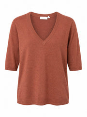 Kaffe V-neck Pullover Henna Shiny - OAK Fashion Noordwolde