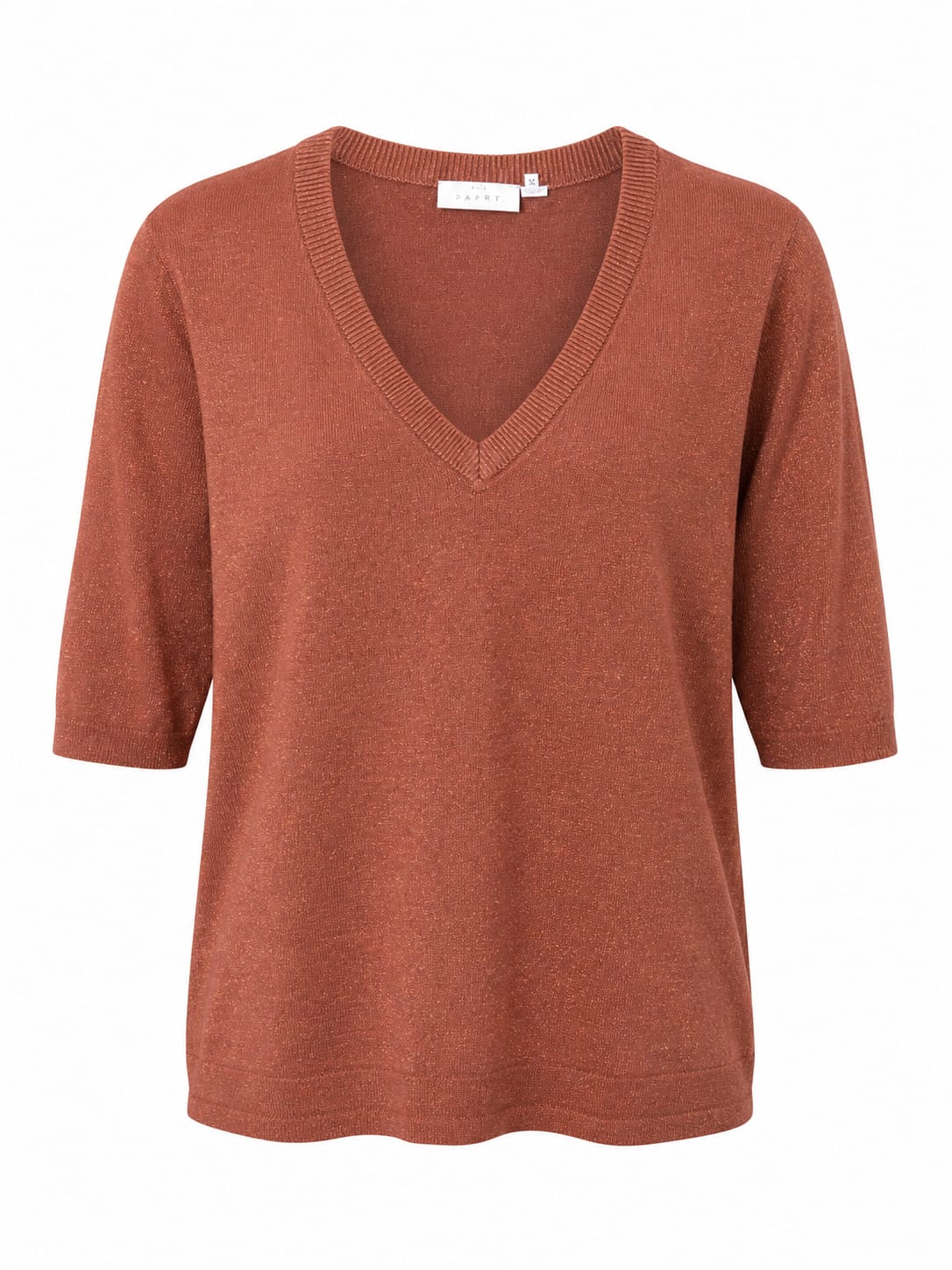 Kaffe V-neck Pullover Henna Shiny - OAK Fashion Noordwolde