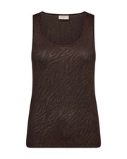 Freequent Top Matter Bruin - OAK Fashion Noordwolde