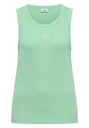 Cecil Singlet Rib Groen - OAK Fashion Noordwolde