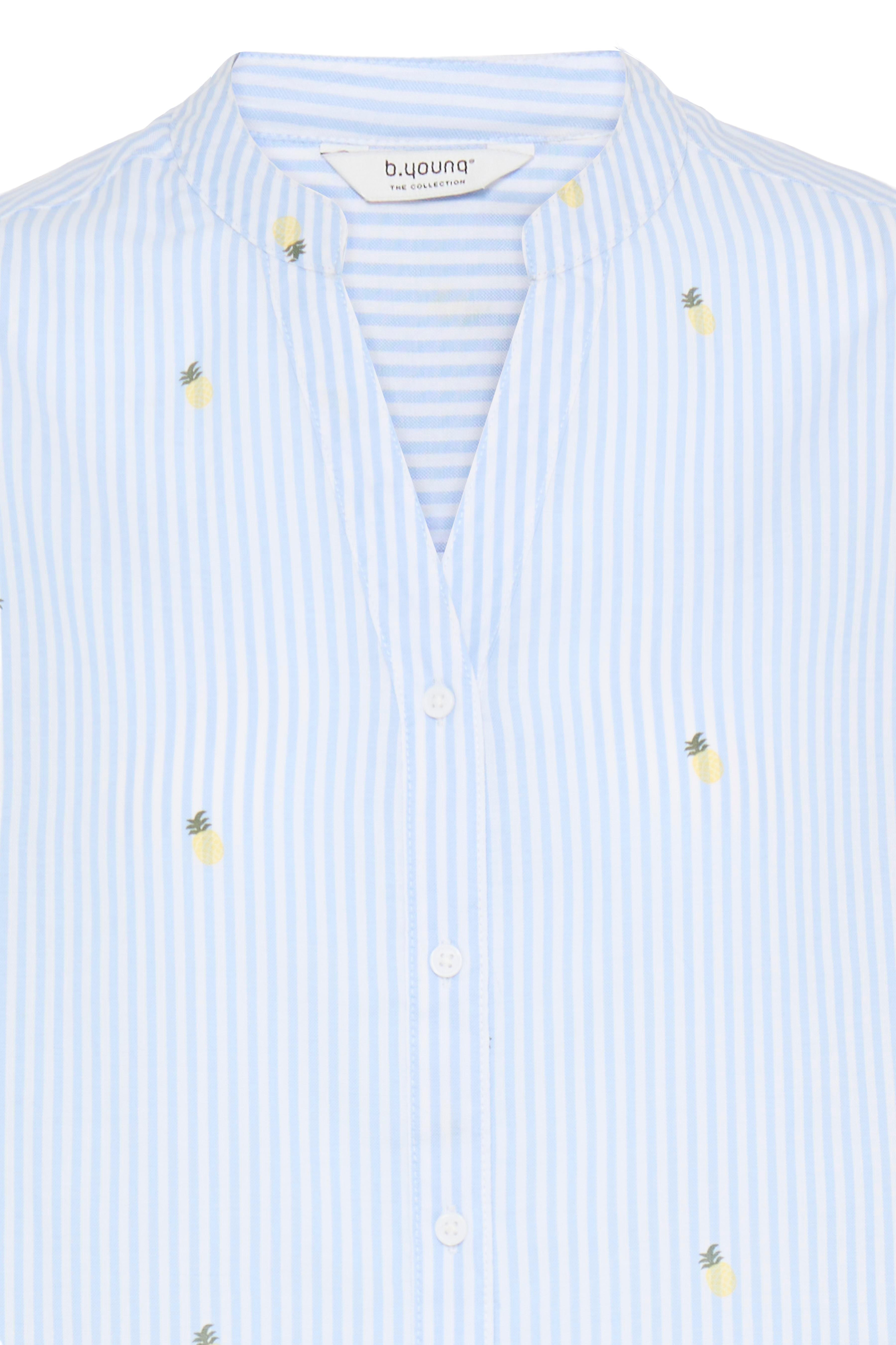 B. Young Blouse Isilas BLUE STRIPE PINEAPPEL - OAK Fashion Noordwolde