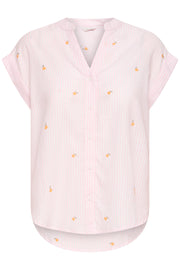 B. Young Blouse Isilas PINK STRIPE PEACH - OAK Fashion Noordwolde