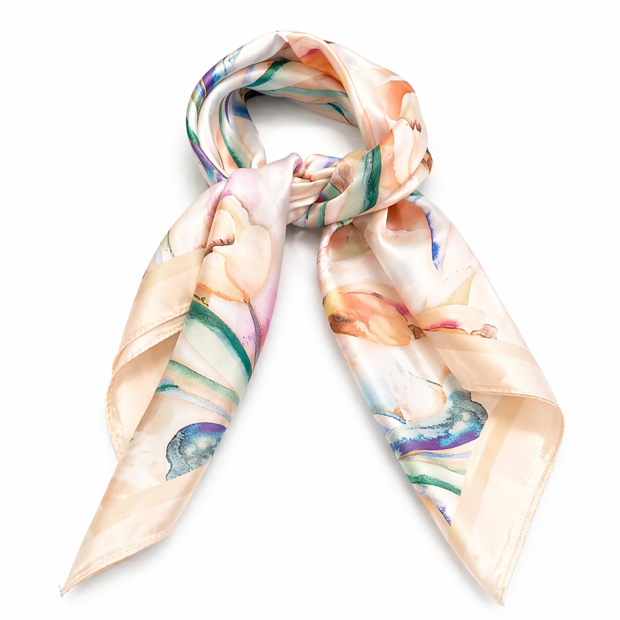 Oak Sjaal Satijn Tulp Bruin - OAK Fashion Noordwolde