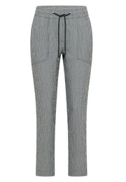 Cecil Pantalon Tracey Stripe Groen - OAK Fashion Noordwolde