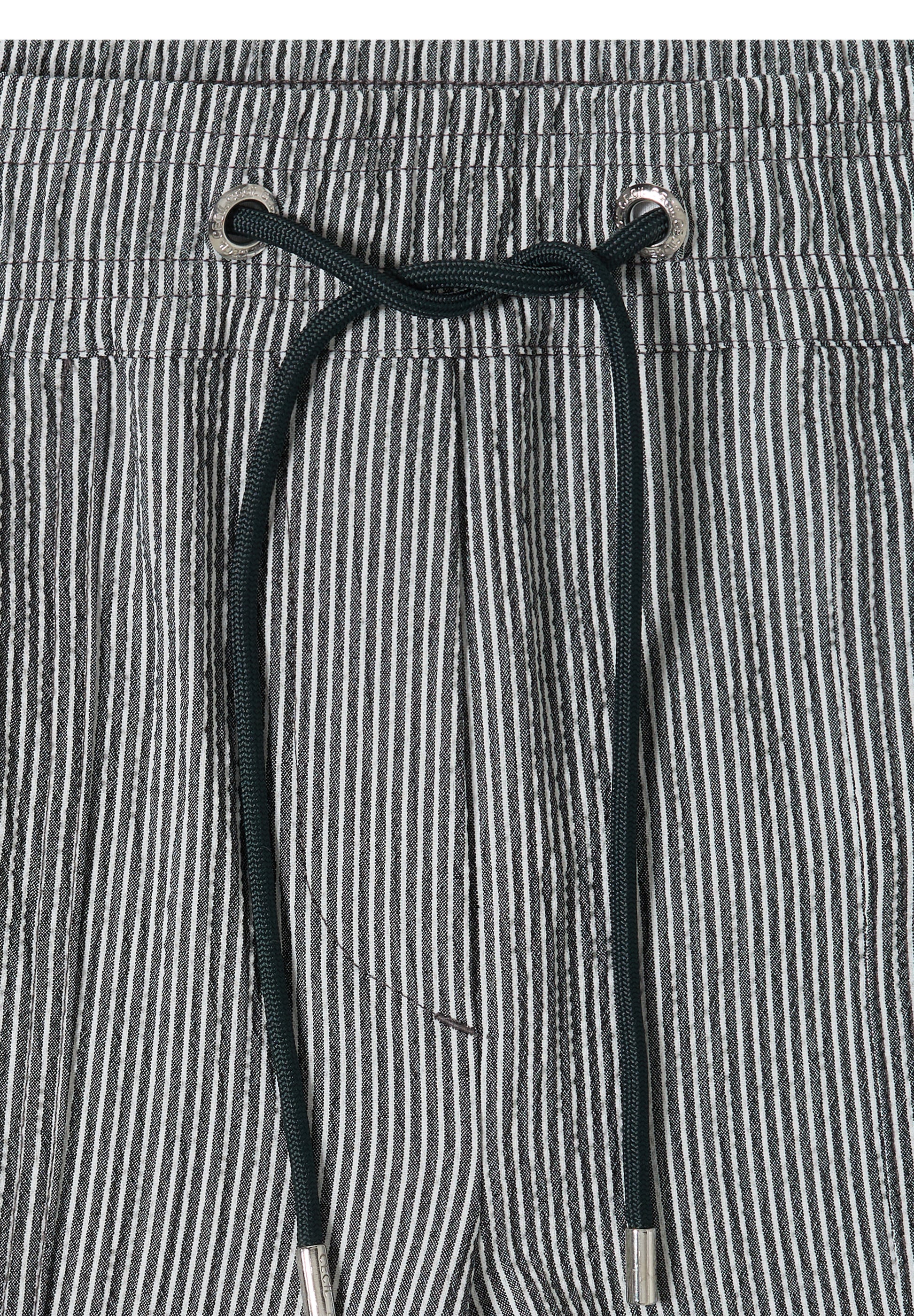 Cecil Pantalon Tracey Stripe Groen - OAK Fashion Noordwolde