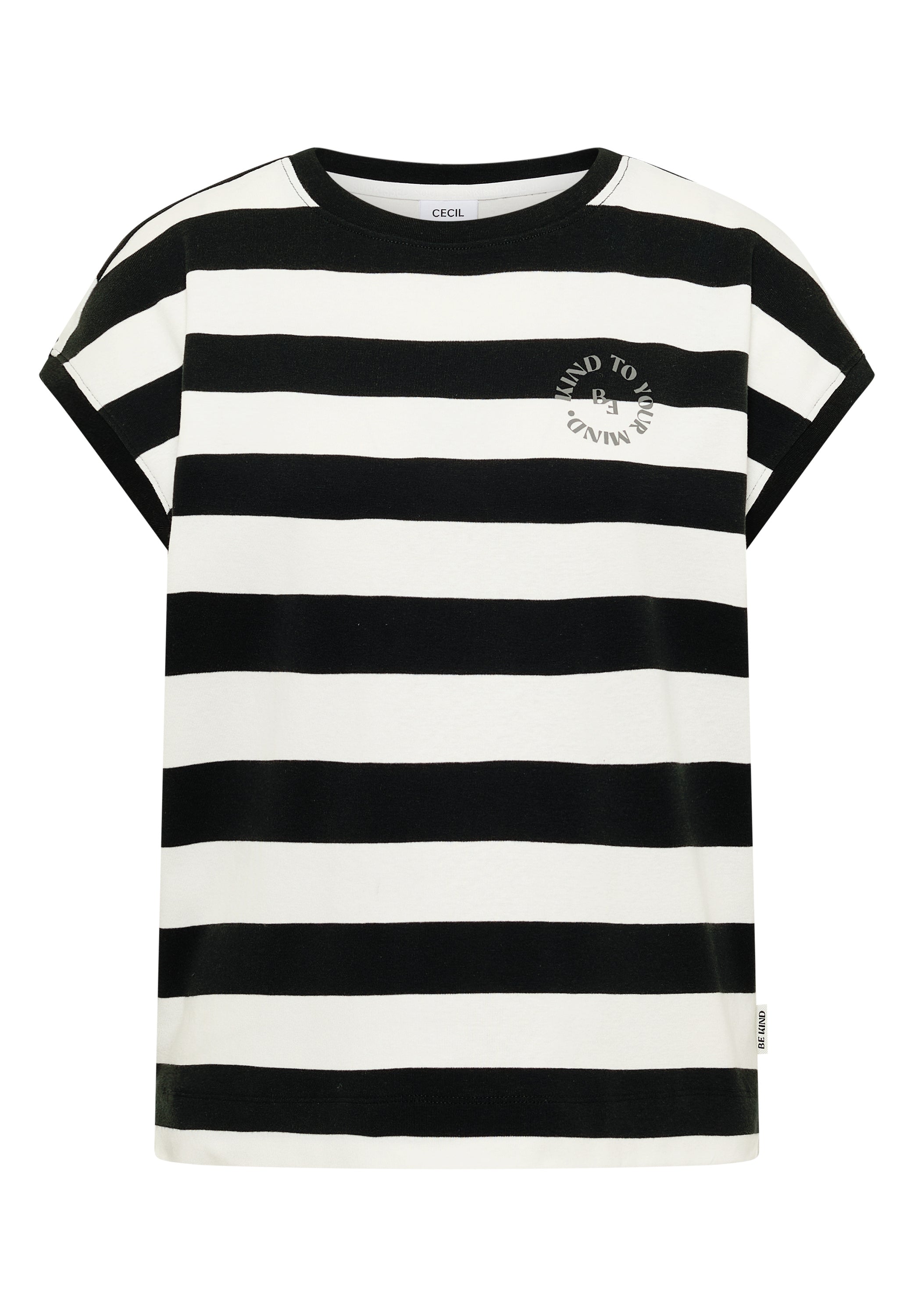 Cecil T-shirt Striped Multi Color - OAK Fashion Noordwolde
