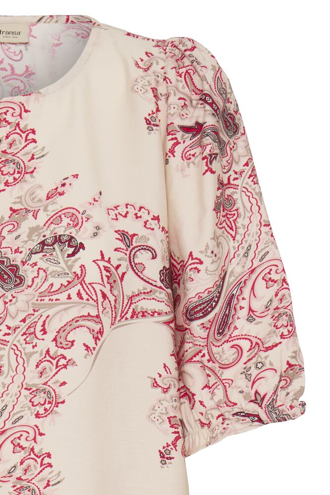 Fransa Top Adara DARA PINK AND RED - OAK Fashion Noordwolde