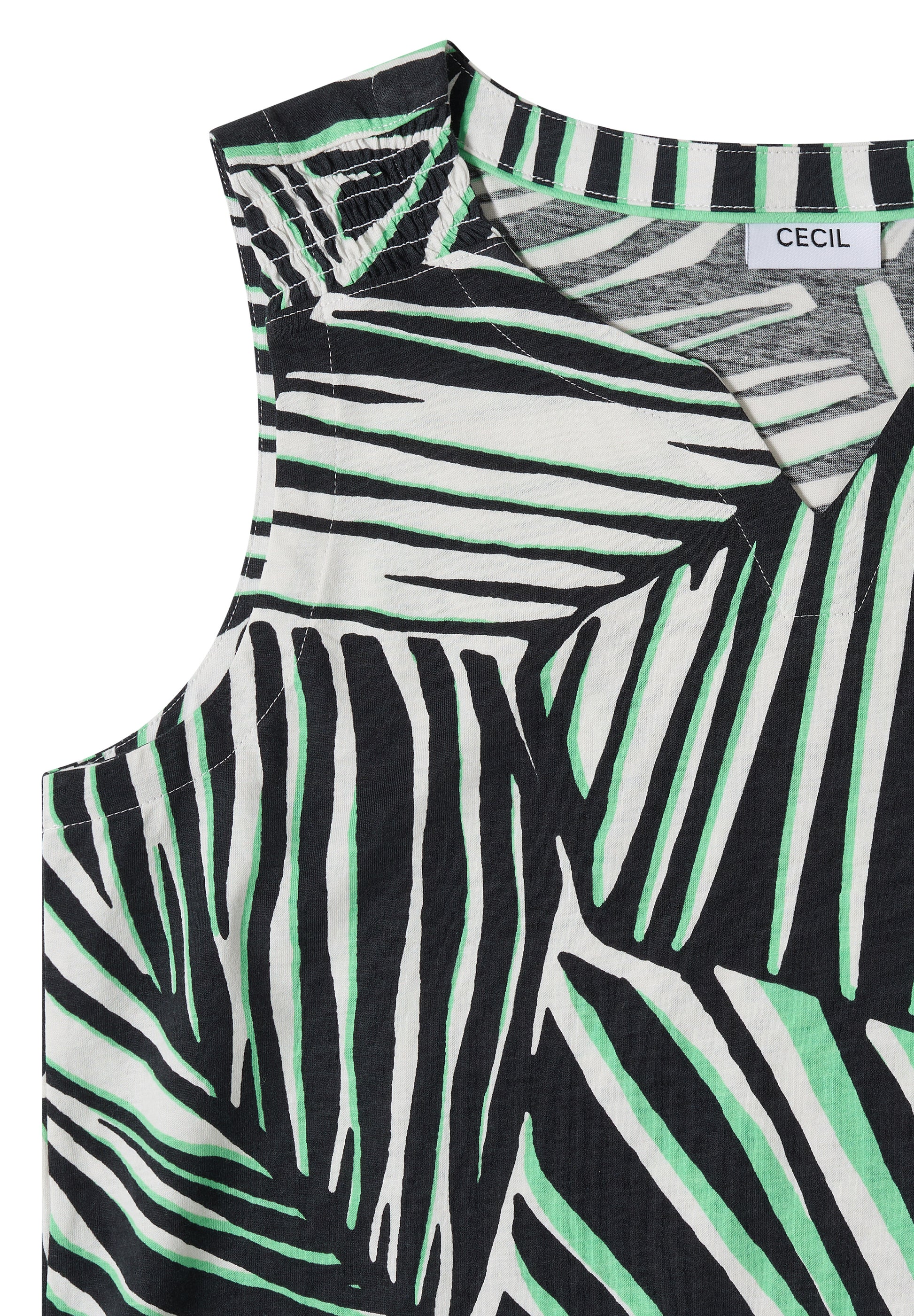 Cecil Top Smock Groen - OAK Fashion Noordwolde