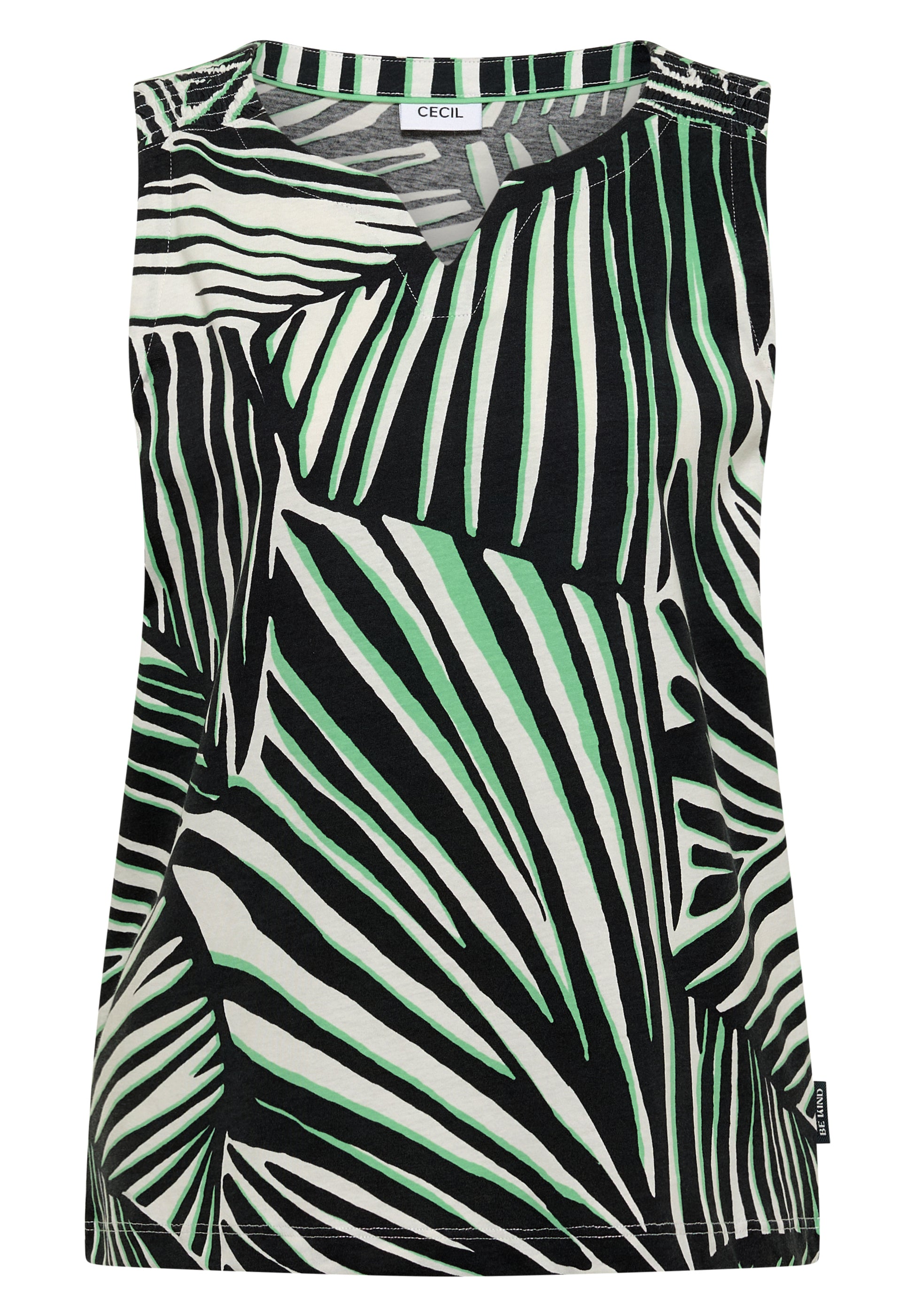 Cecil Top Smock Groen - OAK Fashion Noordwolde