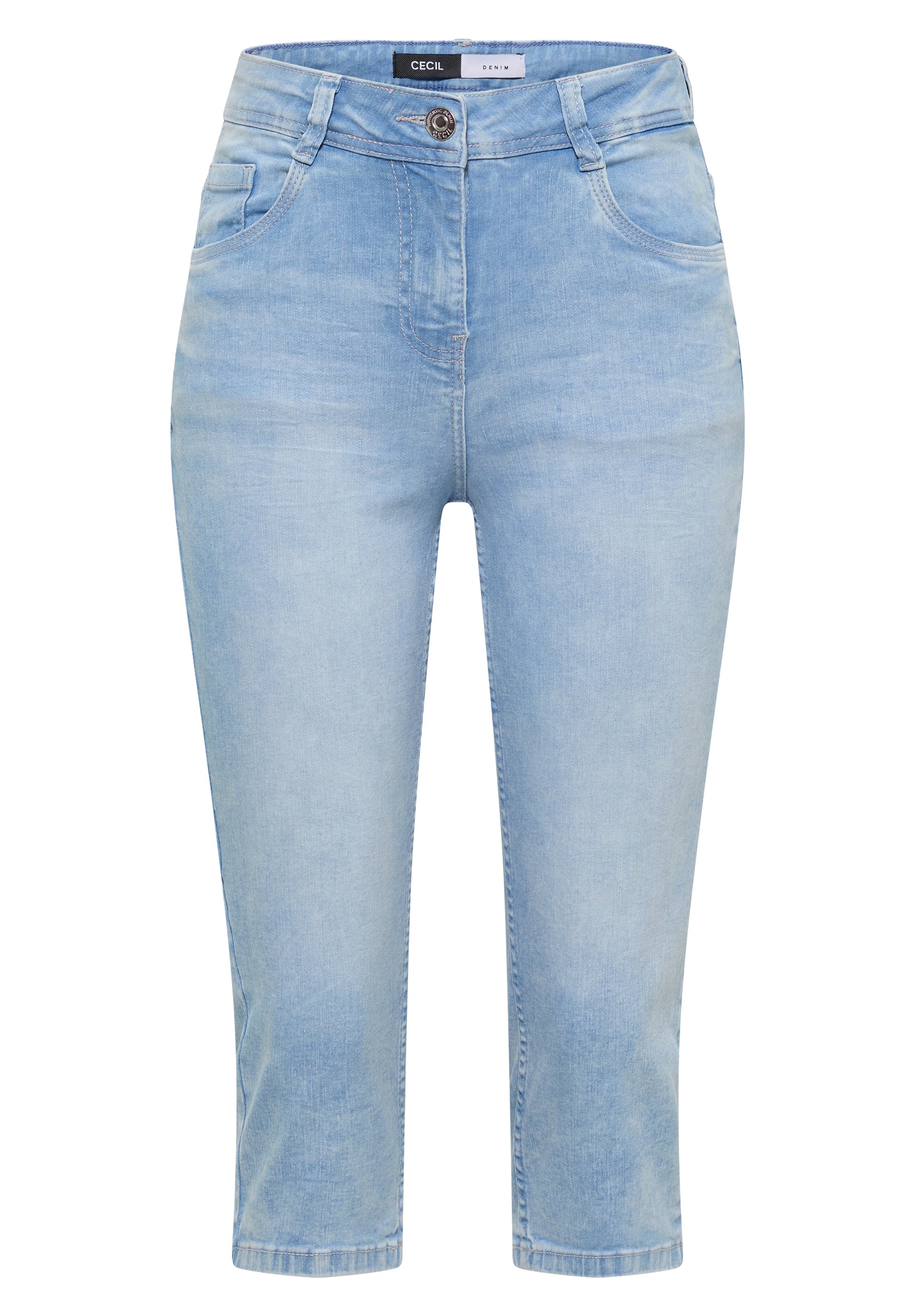 Cecil Capri Toronto Denim - Dark Blue Stone - OAK Fashion Noordwolde