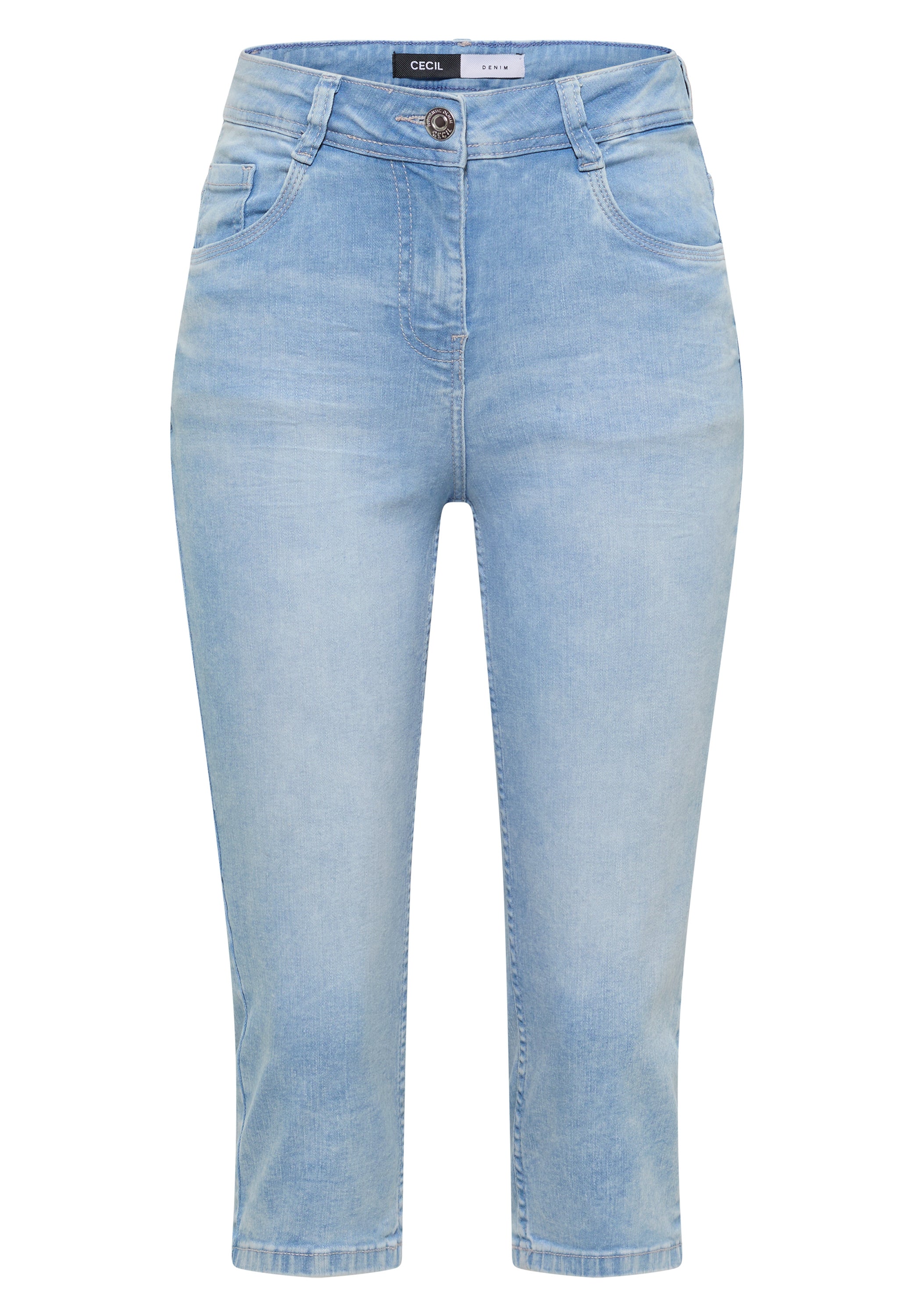 Cecil Capri Toronto Denim - Dark Blue Stone - OAK Fashion Noordwolde
