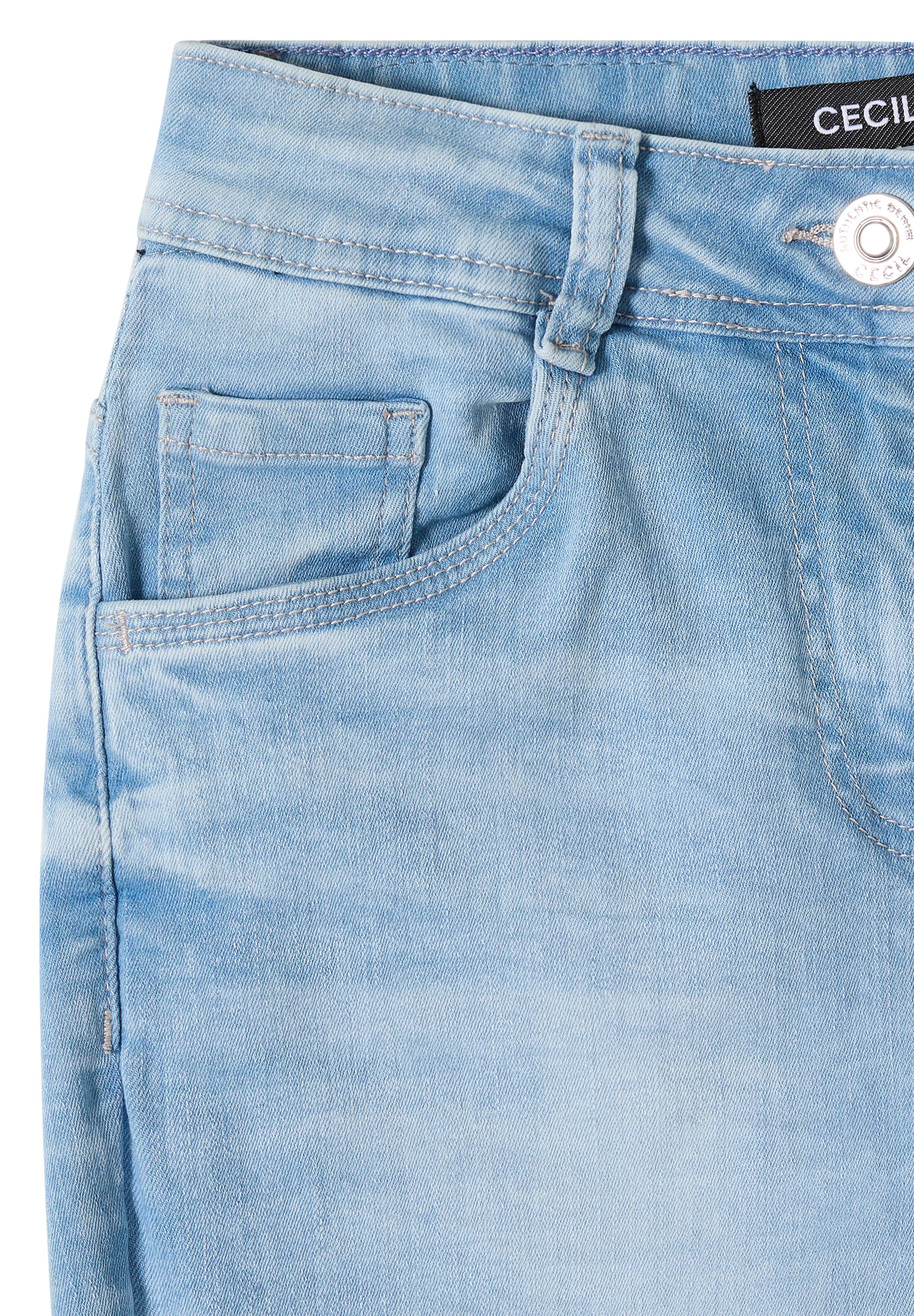 Cecil Capri Toronto Denim - Dark Blue Stone - OAK Fashion Noordwolde