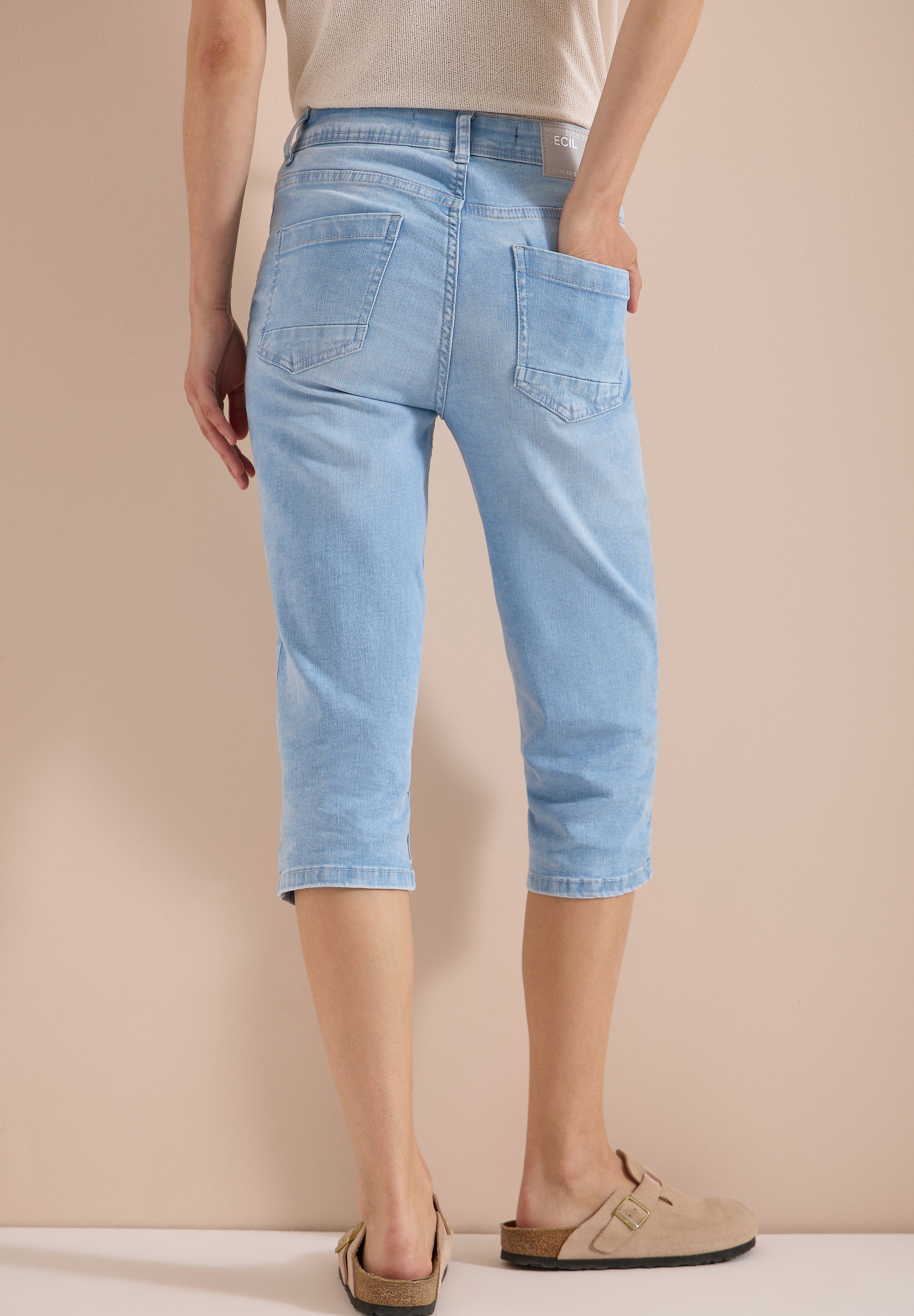 Cecil Capri Toronto Denim - Dark Blue Stone - OAK Fashion Noordwolde