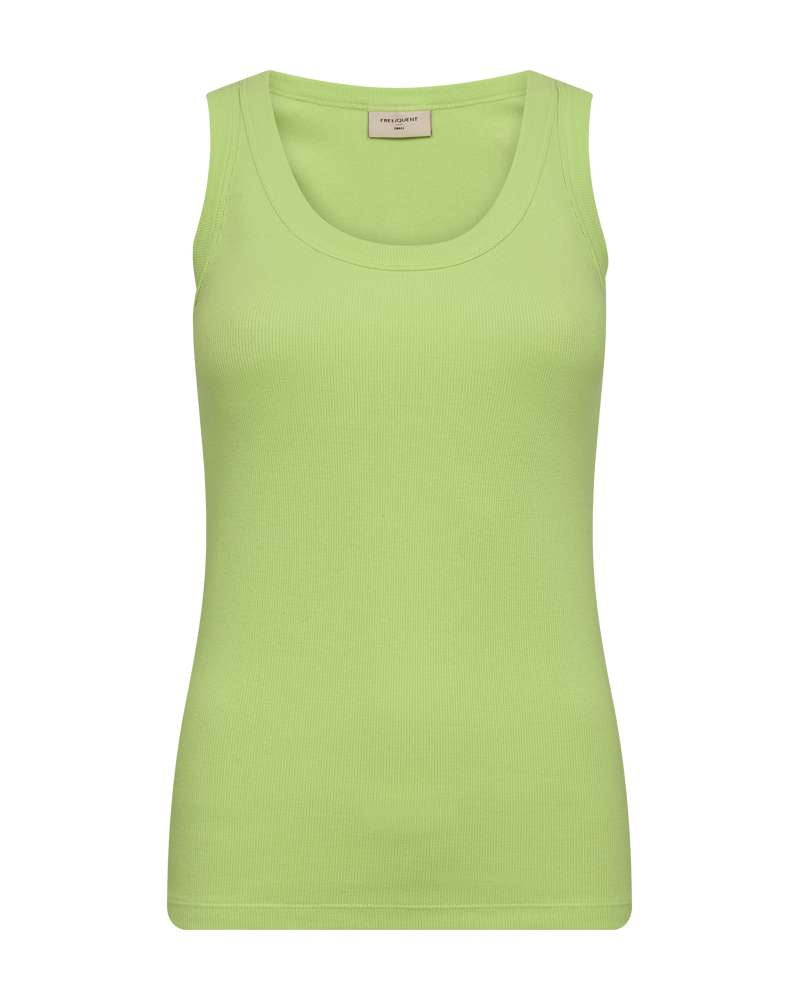 Freequent Singlet Hi Bright Green - OAK Fashion Noordwolde
