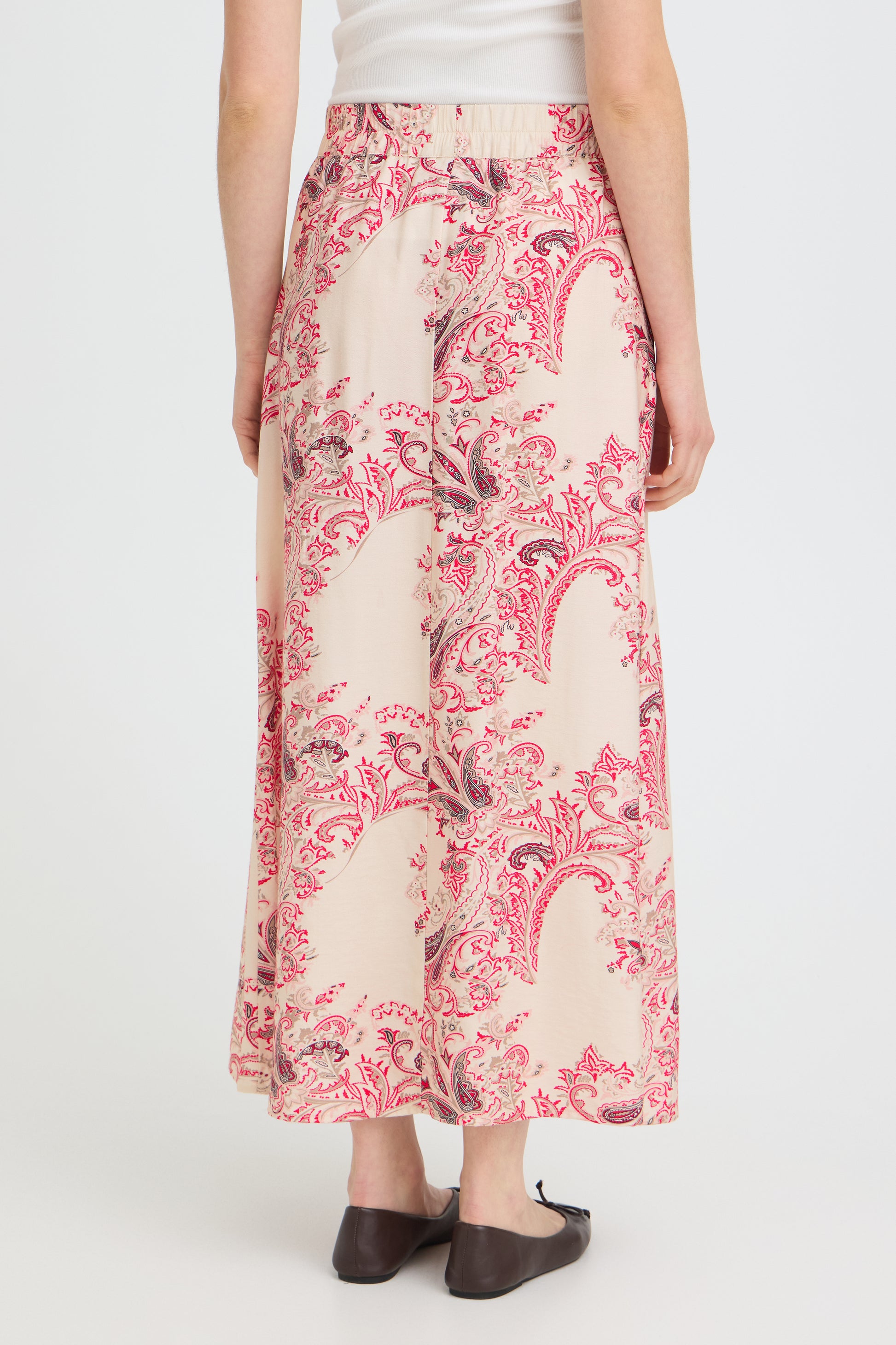 Fransa Rok Adara DARA PINK AND RED - OAK Fashion Noordwolde