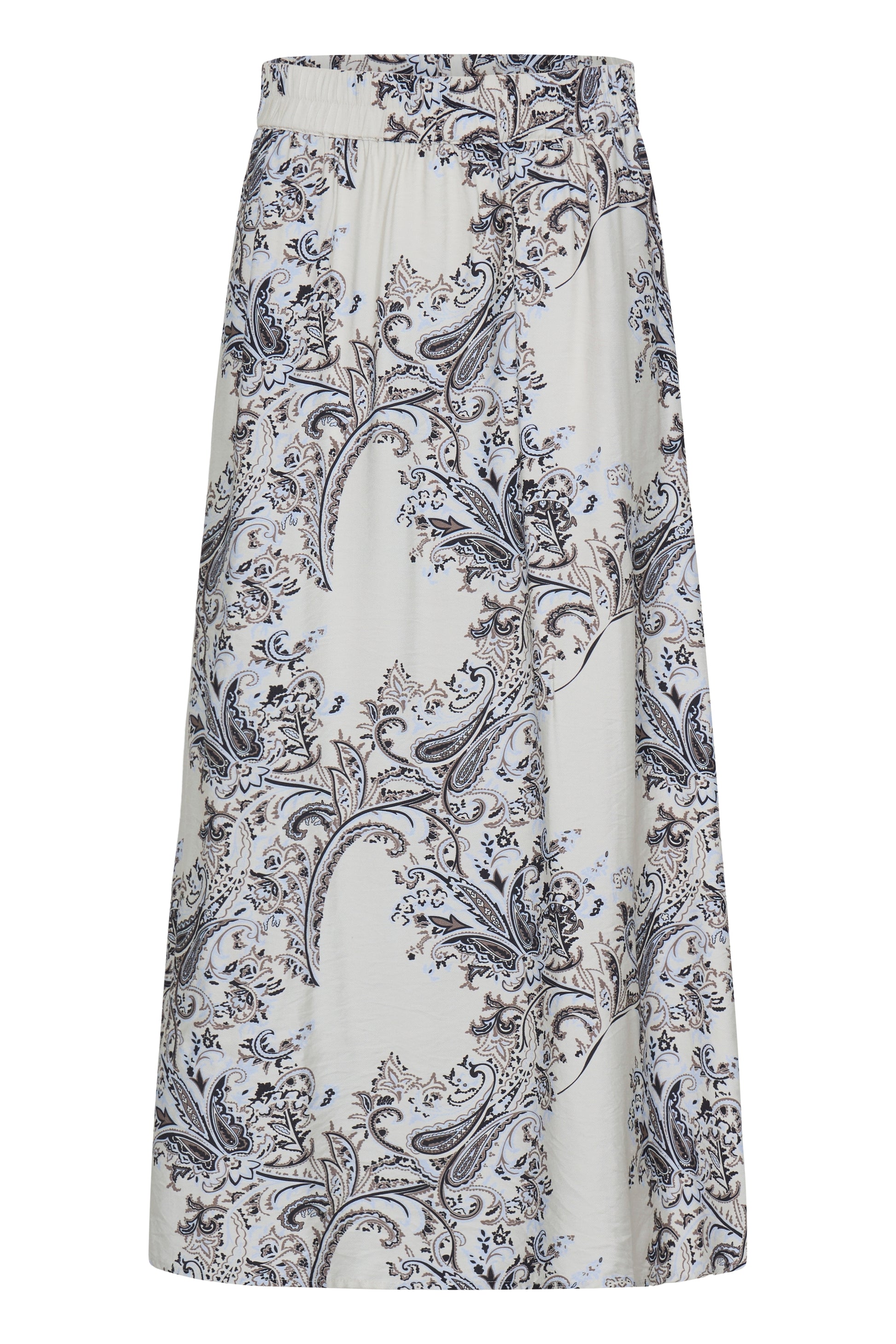 Fransa Rok Adara DARA BROWN AND BLUE - OAK Fashion Noordwolde