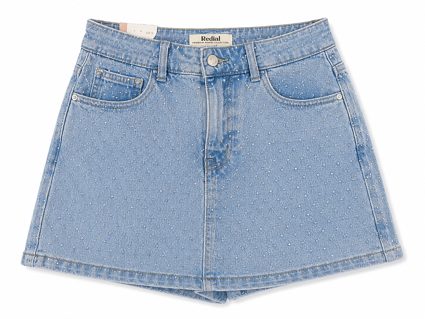 Oak Skort Sparkle Denim - OAK Fashion Noordwolde