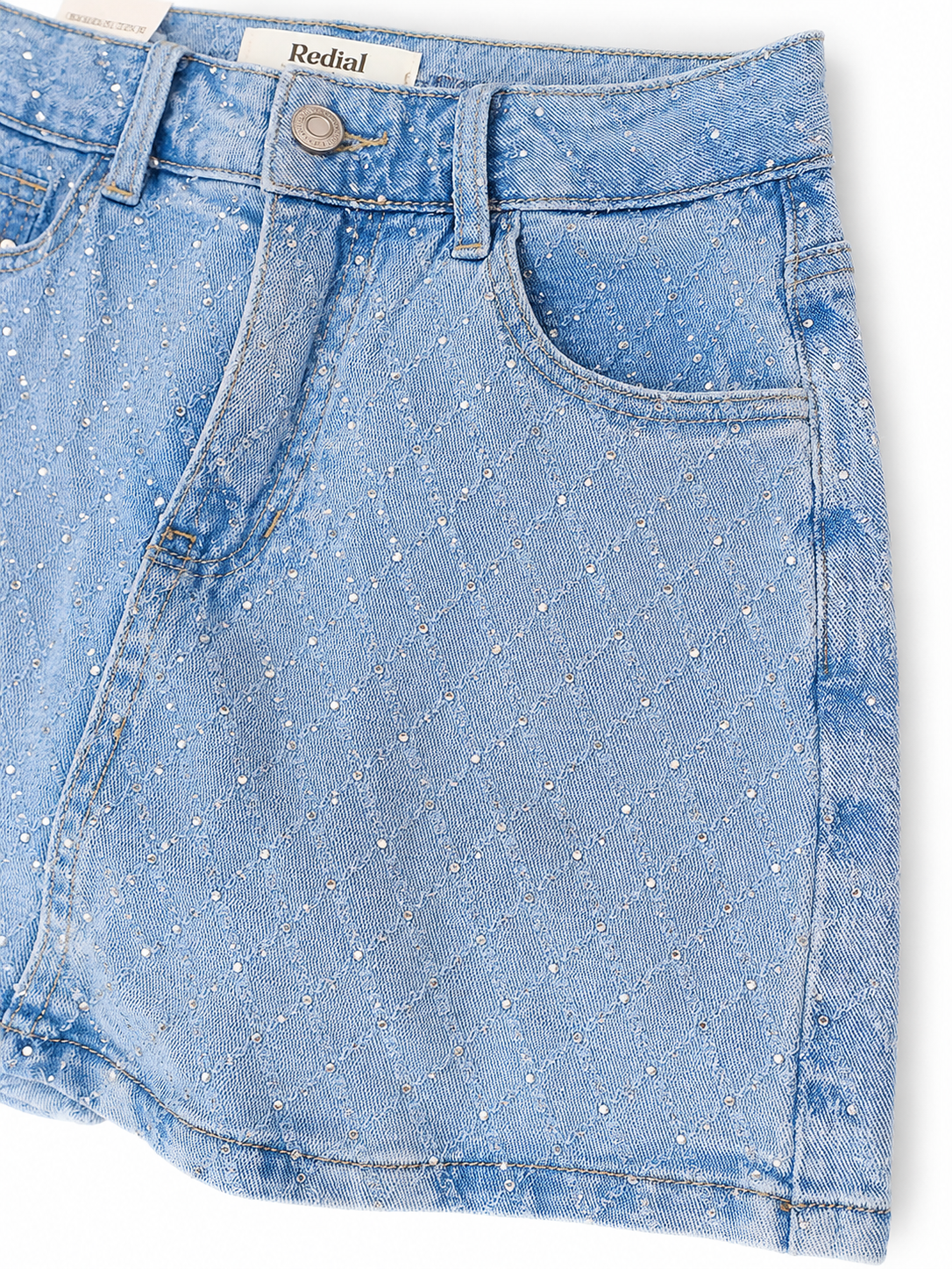 Oak Skort Sparkle Denim - OAK Fashion Noordwolde