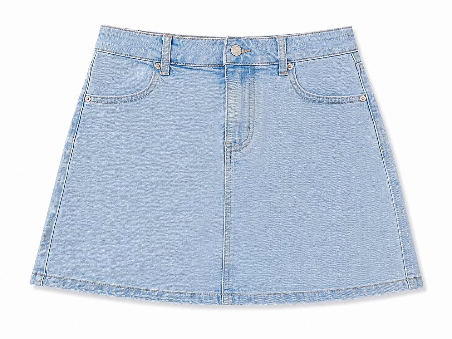 Oak Oak Skort Light Denim Denim - Light Blue Denim - OAK Fashion Noordwolde