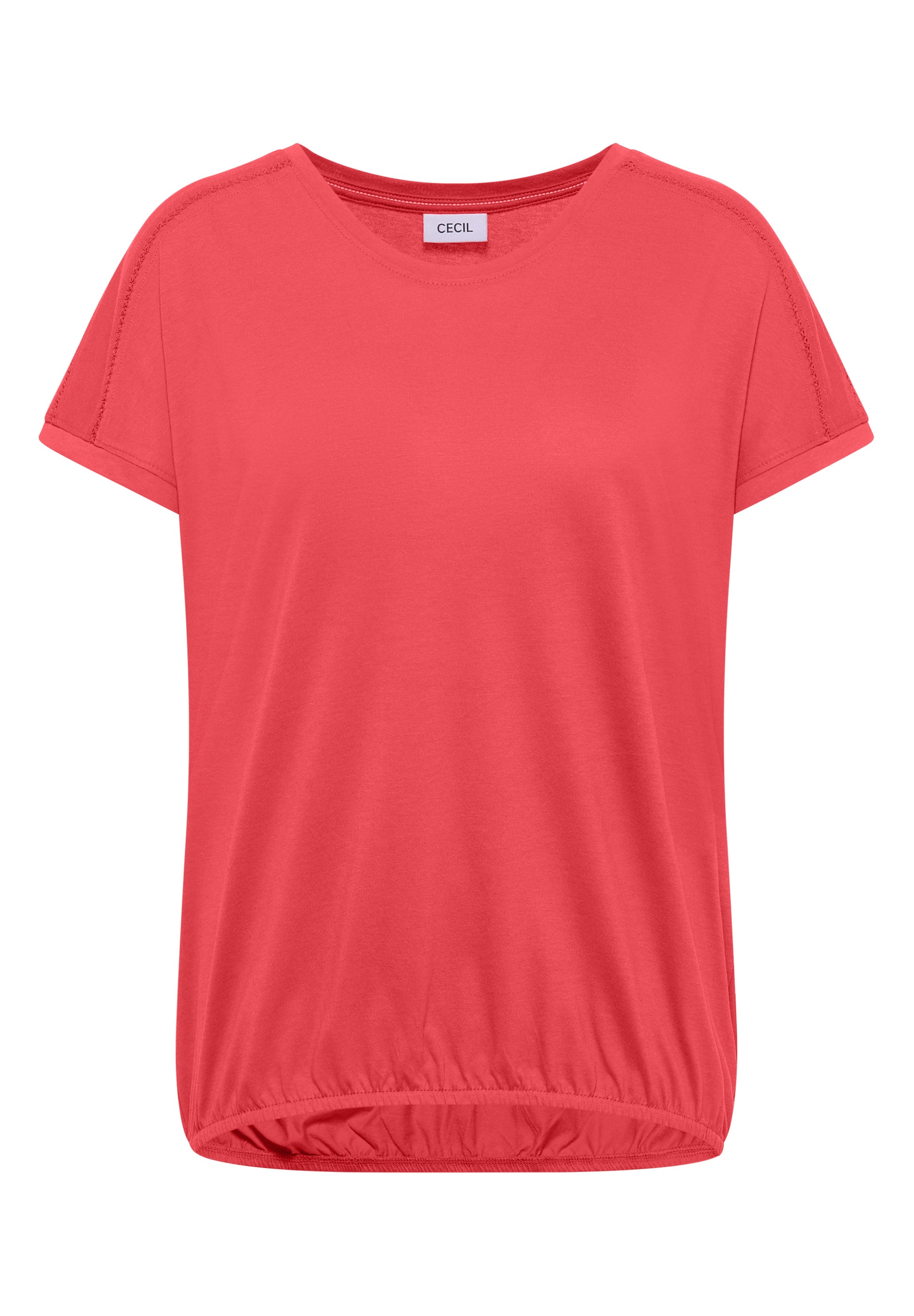 Cecil T-shirt Solid Roze - OAK Fashion Noordwolde