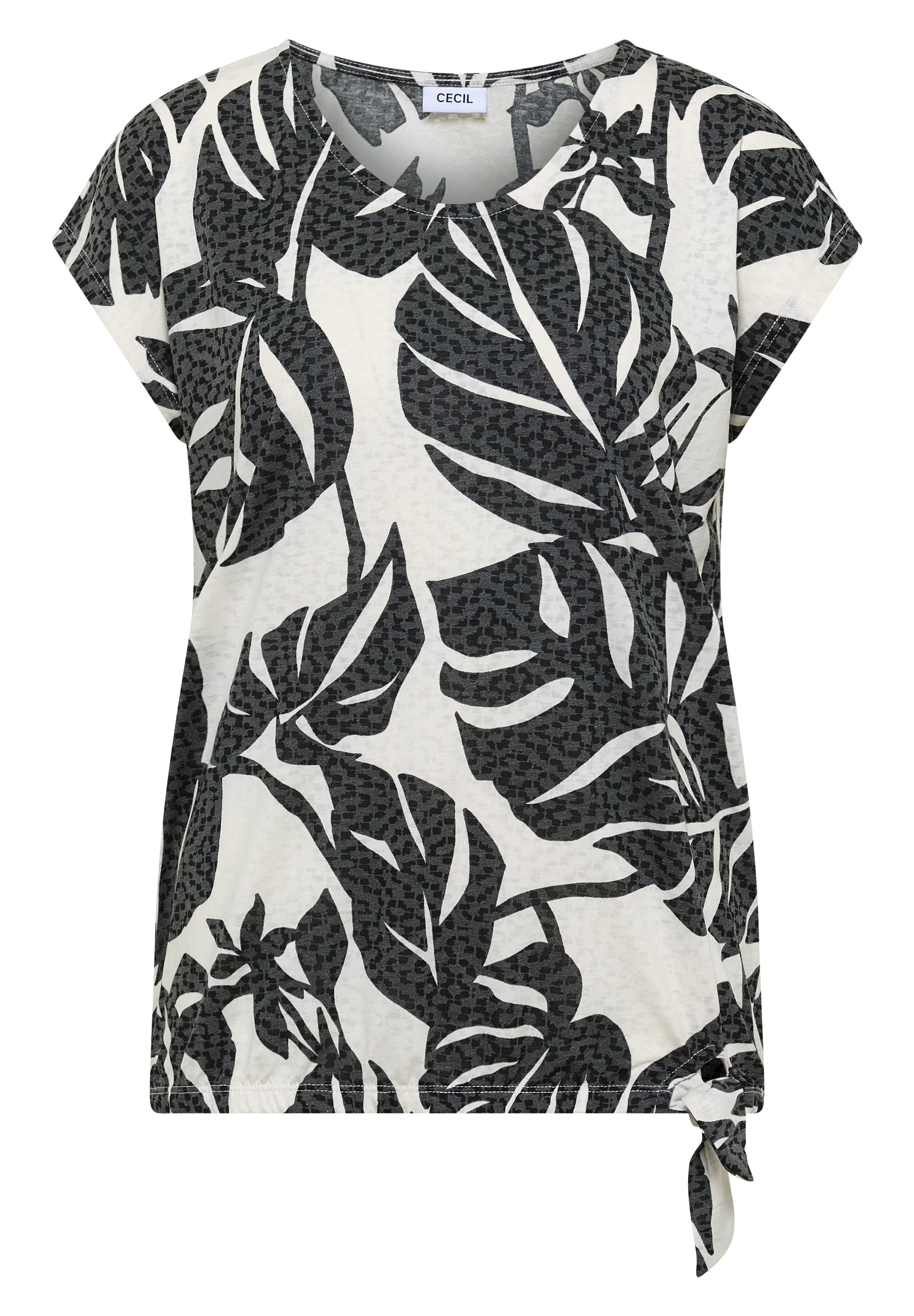 Cecil Top Palms Groen - OAK Fashion Noordwolde