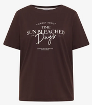 Cecil Top Sun Days Bruin - OAK Fashion Noordwolde