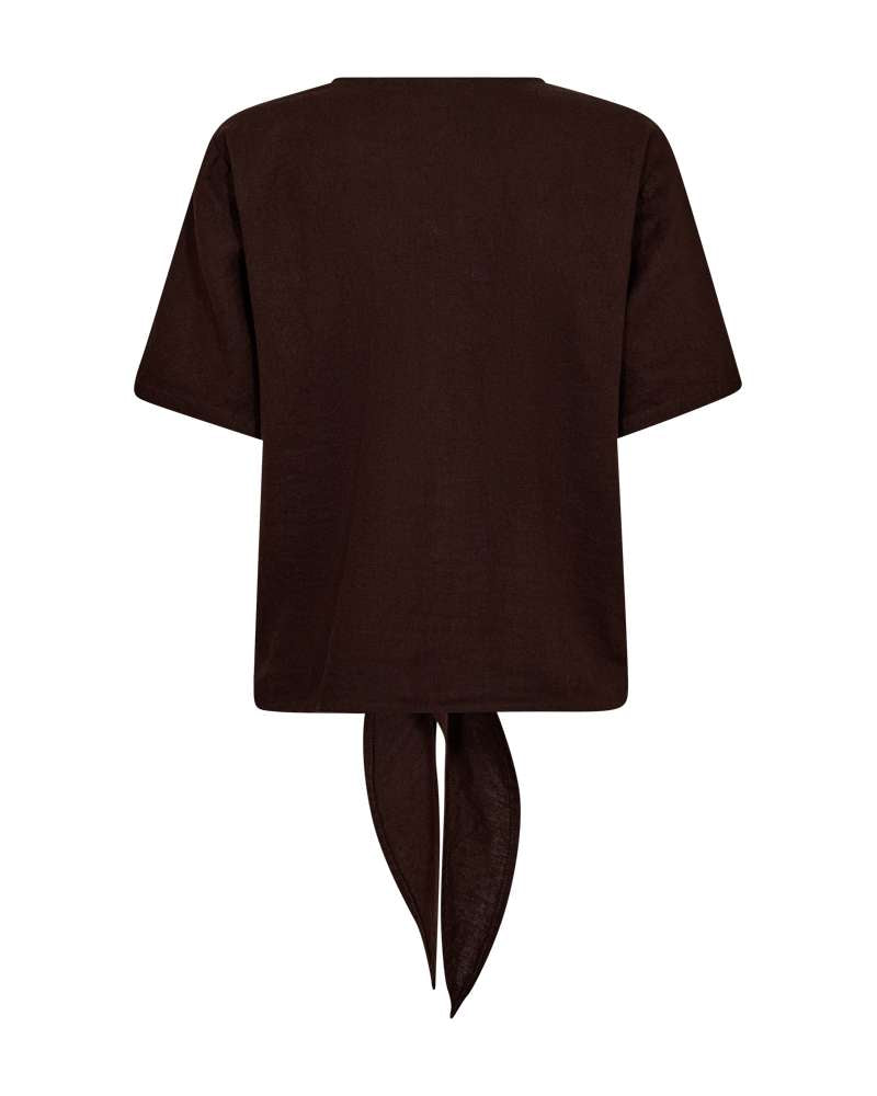 Freequent Top Lava Brown - OAK Fashion Noordwolde
