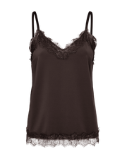 Freequent Freequent Singlet Bicco Uni Brown - OAK Fashion Noordwolde