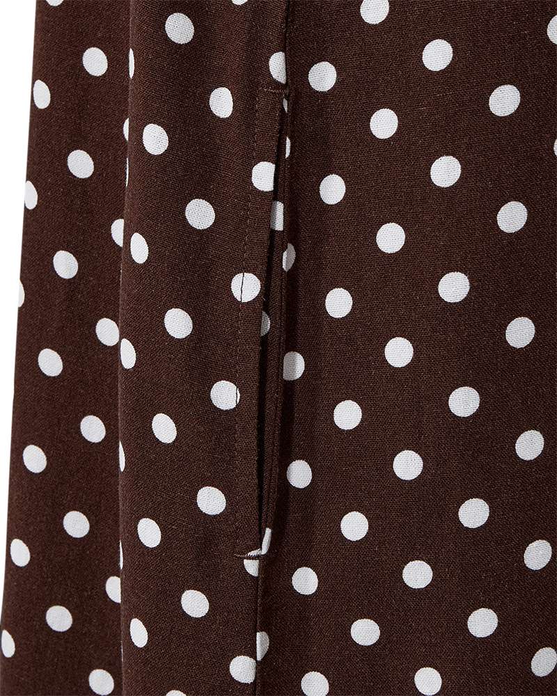 Freequent Jurk Lavisco Bruin - OAK Fashion Noordwolde