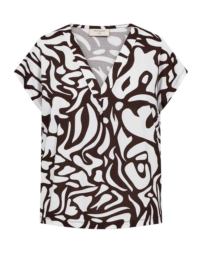 Freequent Top Floi Bruin - OAK Fashion Noordwolde