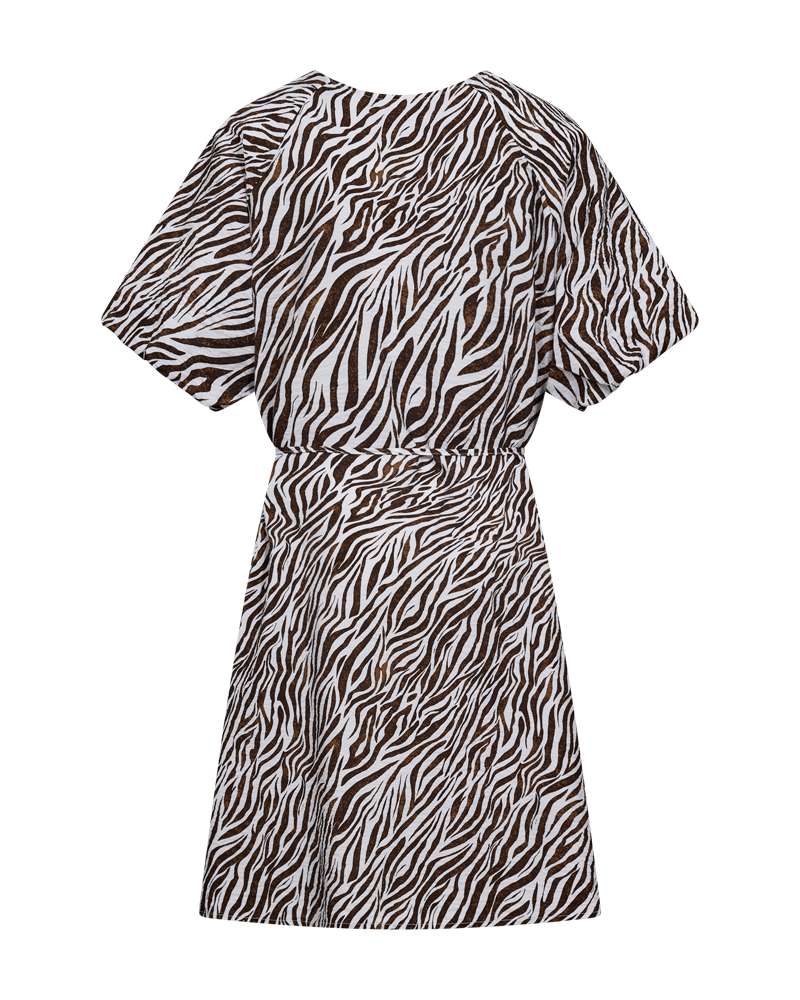Freequent Jurk Mele Bruin - OAK Fashion Noordwolde