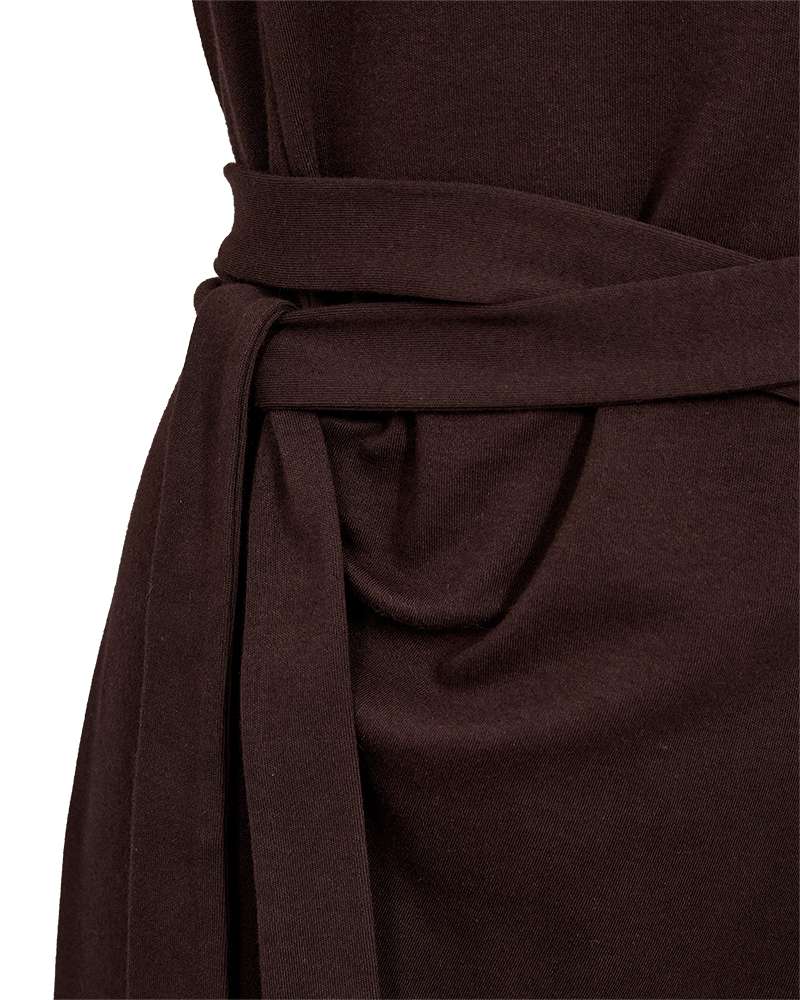 Freequent Jurk Wrap Bruin - OAK Fashion Noordwolde