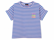 Oak Top Streep Ciao Blauw - OAK Fashion Noordwolde