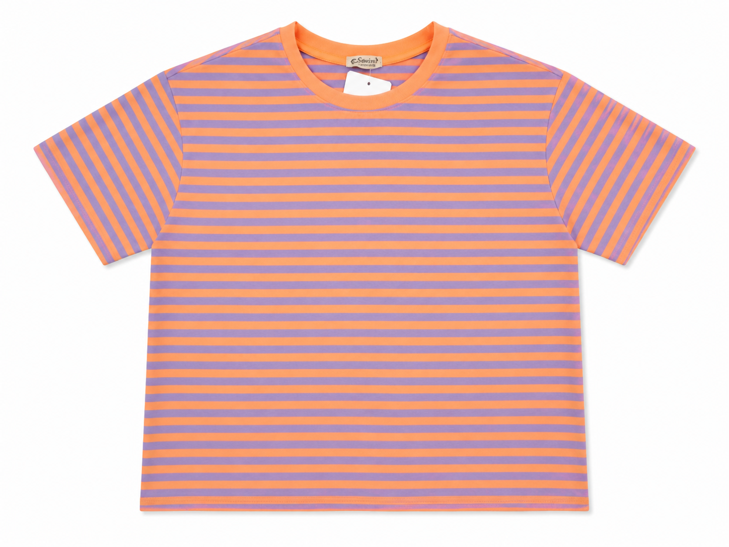 Oak Top Streepjes Oranje - OAK Fashion Noordwolde