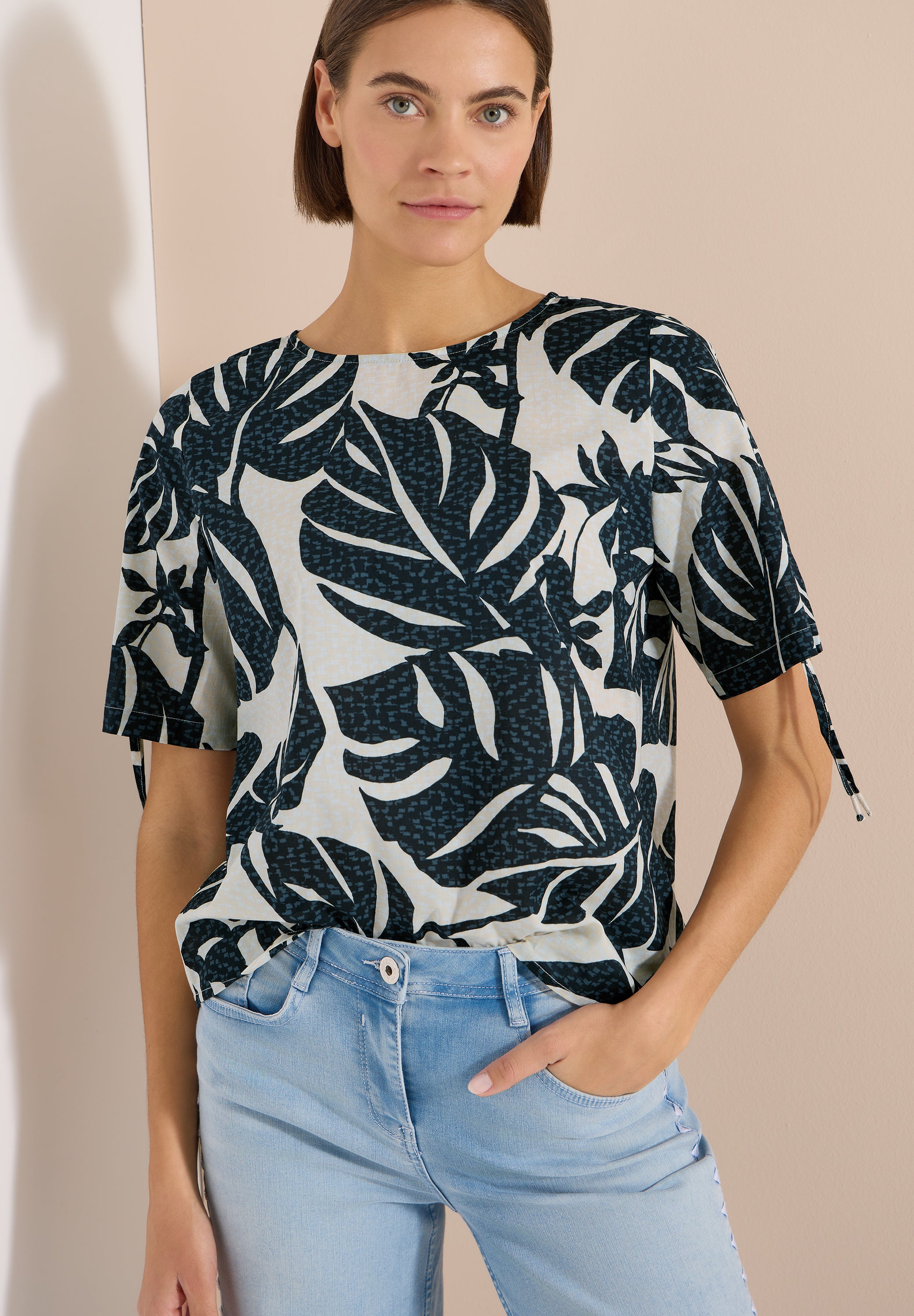 Cecil Top Palms Groen - OAK Fashion Noordwolde