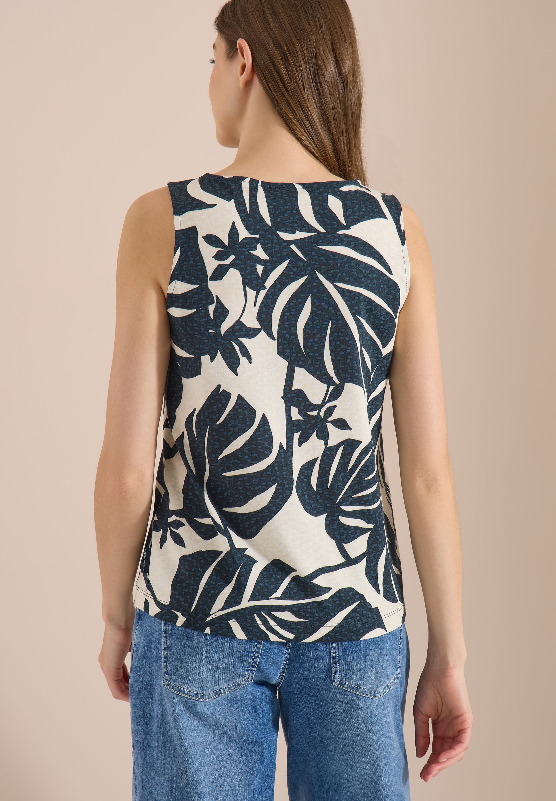 Cecil Top Mouwloos Groen - OAK Fashion Noordwolde