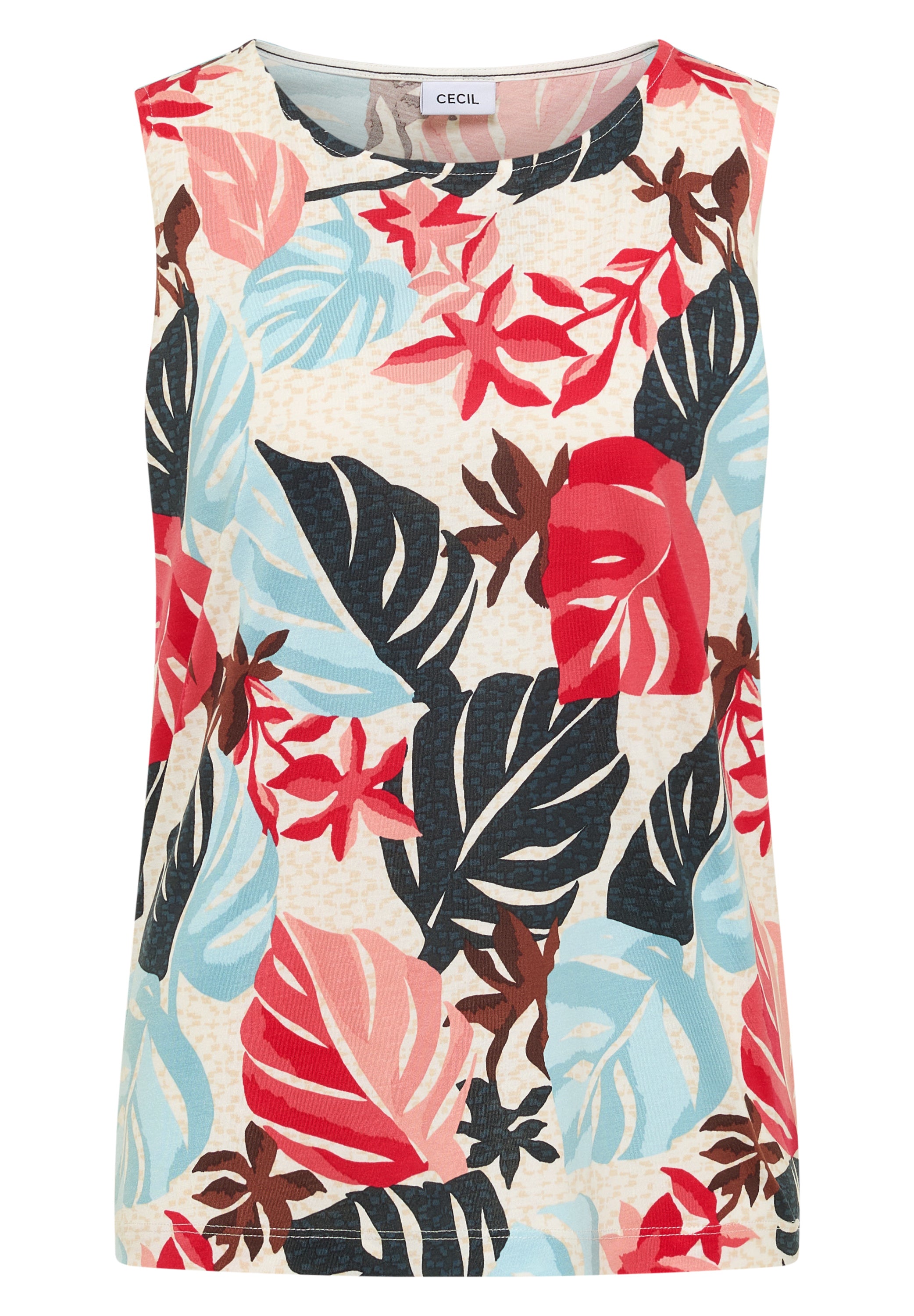 Cecil Top Mouwloos Multi Color - OAK Fashion Noordwolde