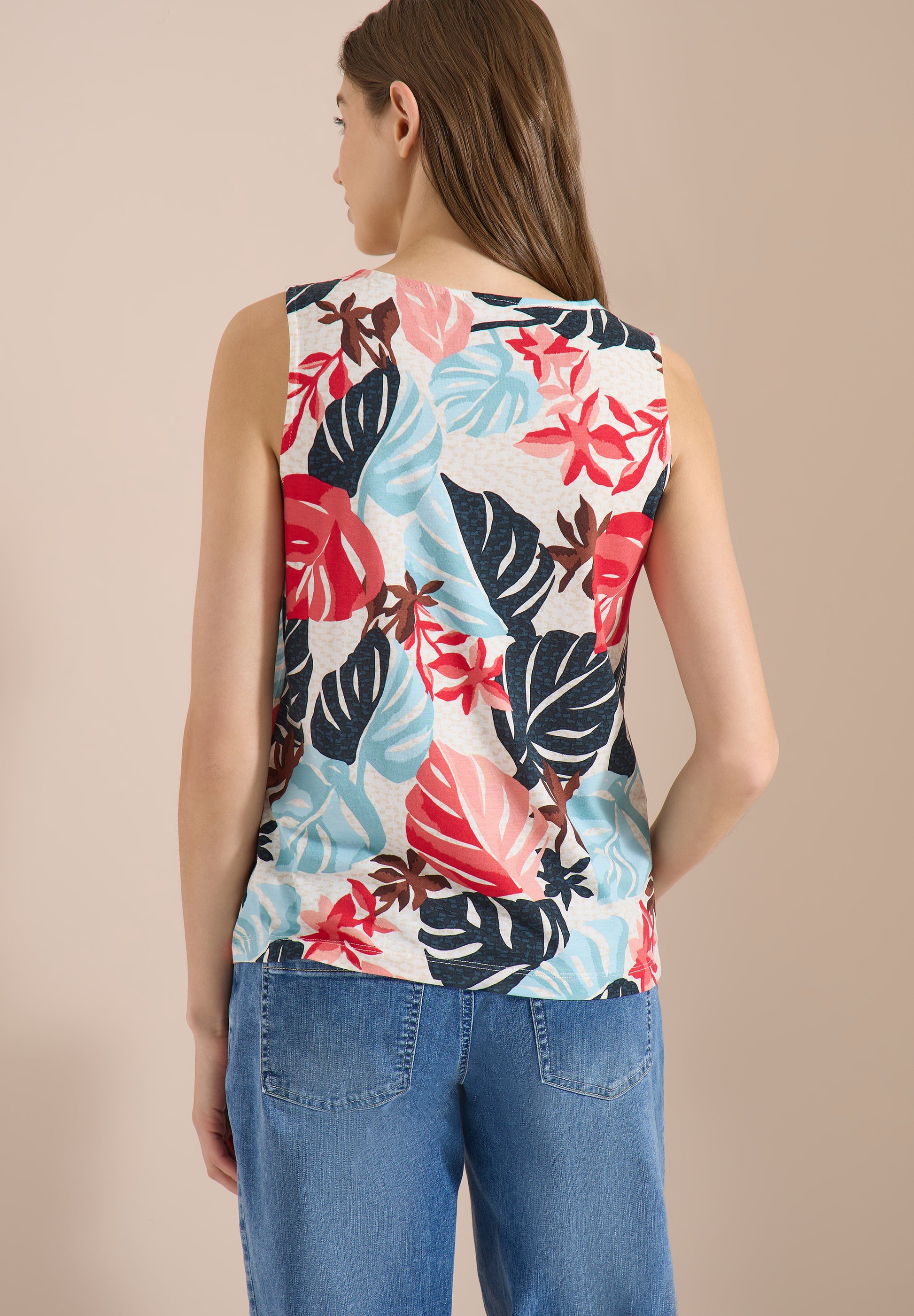 Cecil Top Mouwloos Multi Color - OAK Fashion Noordwolde