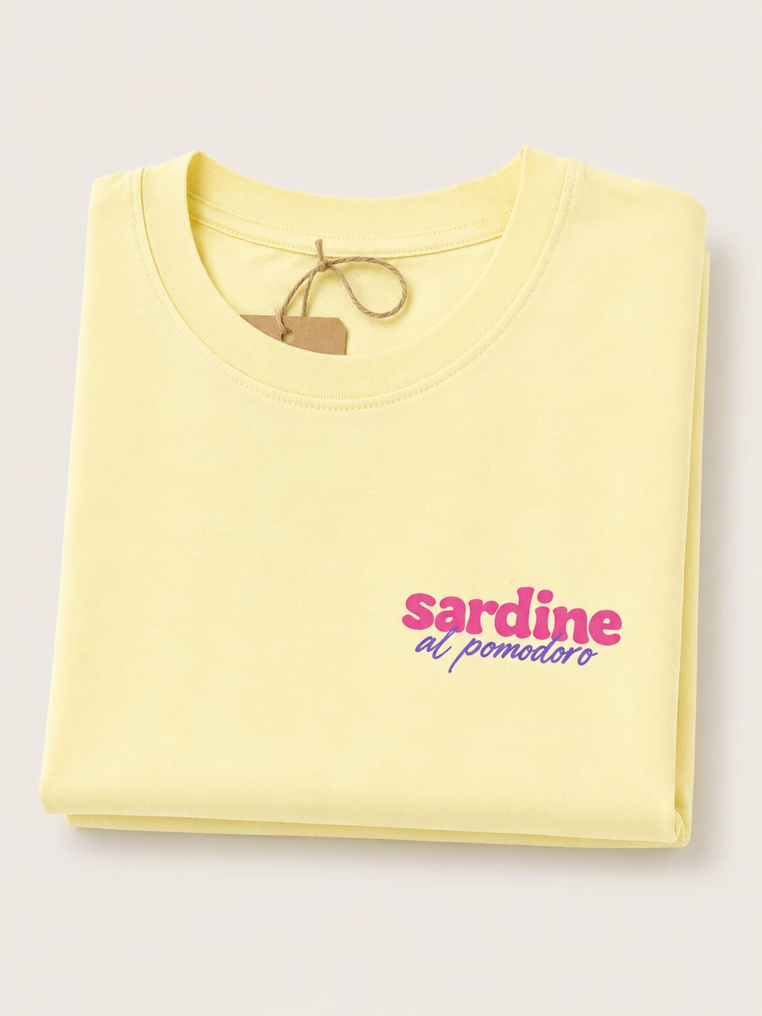 Oak T-shirt Sardine Geel - OAK Fashion Noordwolde